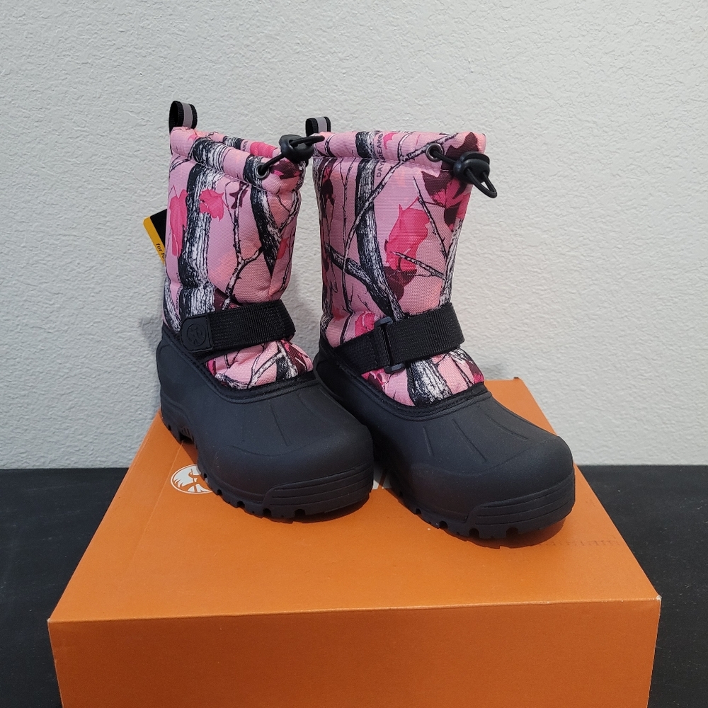 Northside Pink Camo Snow Boot Girl's  size 13